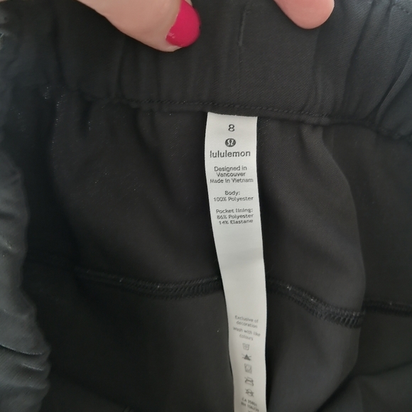 Lululemon On The Fly Woven Skirt Black Size 8 - Picture 11 of 15